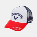 【8/18限定★抽選で2人に1人最大100%ポイントバック!要エントリー】キャロウェイ【ゴルフウェア】Callaway TOUR A MESH CAP 23 JM キャロウェイ ツアー メッシュ キャップ ホワイト/レッド/ネイビー C23990103-WHRDNV【2023年モデル】【1034 ホワイト/レッド/ネイビー】
