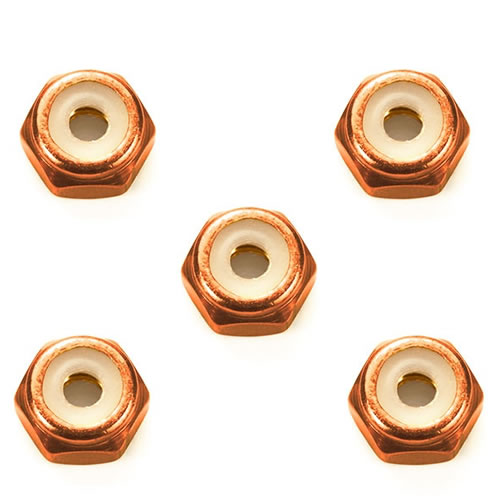 【9/5限定★抽選で2人に1人最大100%ポイントバック！要エントリー】タミヤ【ミニ四駆用品】ミニ四駆特別企画 2mmアルミロックナット （オレンジ5個） H-4950344955565【95556】のサムネイル