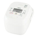 象印【ZOJIRUSHI】5.5合 圧力IH炊飯ジャー 極め炊き ホワイト NW-CB10-WA【炊飯器】【鉄器コート黒まる厚釜】