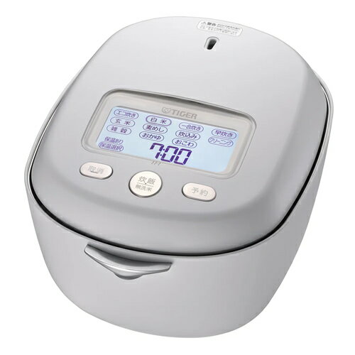 タイガー【100周年記念モデル】5.5合炊き 土鍋圧力IHジャー炊飯器　炊きたて 土鍋ご泡火炊き ムーンホワイト JRX-T100-WT【300℃WレイヤーIH×土鍋の遠赤効果】のサムネイル