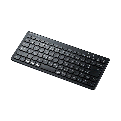 サンワサプライ【3台マルチペアリング対応】Bluetoothスリムキーボード（ブラック） SKB-BT32BK【薄型／コンパクト】