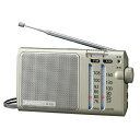 パナソニック【Panasonic】FM/AM 2バンドレシーバー 携帯ラジオ シルバー RF-U156-S【ポータブルラジオ ホームラジオ ワイドFM対応】