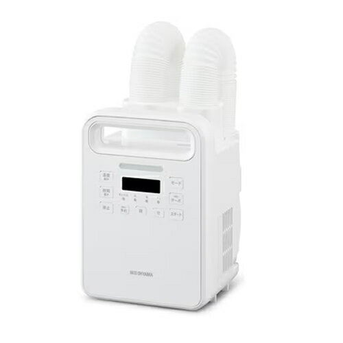 アイリスオーヤマ【IRIS】ふとん乾燥機カラリエ ハイパワー ツインノズル ホワイト FK-WH2-W【布団乾燥機】のサムネイル