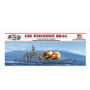 アトランティスモデル【AMCM3006】1／665 WW.II アメリカ海軍 戦艦 USSウィスコンシン H-0850002740905【プラモデル】