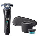 フィリップス【PHILIPS】ウェット&ドライ電動シェーバー 7000シリーズ ブラック 洗浄器クイッククリーンポッド付 スマートフォン対応 PHILIPS-S7886-50【S7886/50】