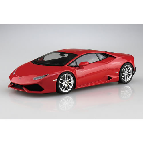 アオシマ【塗装済みプラモデル】1／24 プリペイントモデル No.4-C 14 ランボルギーニ ウラカン レッド H-4905083066447