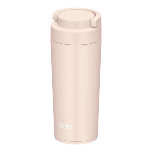 【4/15限定★抽選で2人に1人最大100%ポイントバック！要エントリー】サーモス【食洗機OK】真空断熱ケータイタンブラー ベージュピンク 0.42L 口径5.5cm JOV-420-BEP【保温保冷】