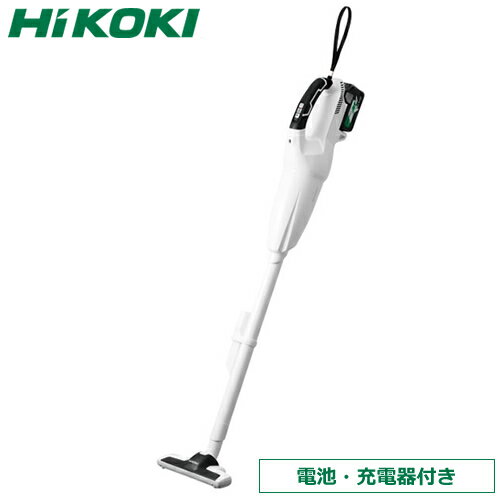 HiKOKI【ハイコーキ】36Vマルチボルトコードレスクリーナ 掃除機 ペールホワイト R36DB(XPZ) R36DB-XPZ【電池・充電器付き】