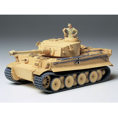 タミヤ【戦車プラモデル】ミリタリーミニチュアシリーズ No.227 1／35 タイガーI 極初期生産型（アフリカ仕様） H-4950344993321【35227】