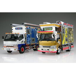 アオシマ【トラックプラモデル】1／32 ザ・デコトラシリーズ No.3 風神 雷神 H-4905083068106