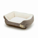 【8/18限定★抽選で2人に1人最大100%ポイントバック!要エントリー】ペットプロジャパン【ペット用品】Homey オールシーズンスクエアベッド S ブラウン...