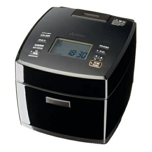 三菱【MITSUBISHI】5.5合炊き IHジャー炊飯器 黒曜（こくよう） 備長炭 炭炊釜 NJ-VP10G-B【ダブル備長炭コート 熾火】のサムネイル