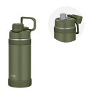 【7/20限定★抽選で2人に1人最大100%ポイントバック!要エントリー】サーモス【THERMOS】真空断熱スポーツボトル カーキ 0.75L 食洗機対応 保冷 水筒 FJU-750-KKI【キャリーループ付き】