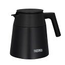 【6/5限定★抽選で2人に1人最大100%ポイントバック!要エントリー】サーモス【THERMOS】真空断熱コーヒーサーバー ブラック 0.72L 食洗機対応 保温・保冷 コーヒーポット TTF-720-BK【内面セラミック加工】