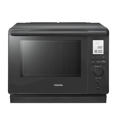 東芝【TOSHIBA】30L 角皿式スチームオーブンレンジ アッシュグレージュ 石窯ドーム ER-D100B-H【スタンダードモデル】