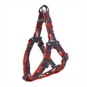 アライブ【ペット用品】 L’ange クラッシュデニムハーネス M黒 P-4571347043549(4)