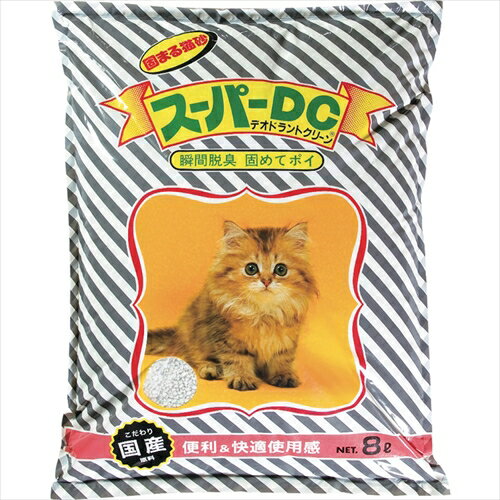 【6/18限定★抽選で2人に1人最大100%ポイントバック！要エントリー】スーパーキャット【ペット用品】 NEW　スーパーDC　8L P-4973640001514