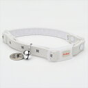 ペティオ【ペット用品】 CAT　COLLAR　クロスレザーカラー白 P-4903588551468