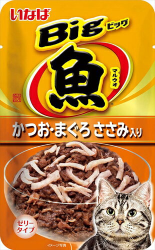 いなばペットフード【ペット用品】いなば Bigマルウオ かつお・まぐろ ささみ入り 80g P-4901133619830【TCR-33】