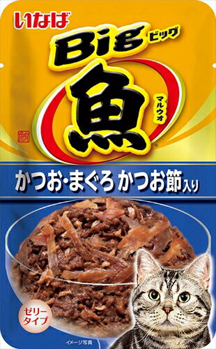 【11/25限定★抽選で2人に1人最大100%ポイントバック！要エントリー】いなばペットフード【ペット用品】いなば Bigマルウオ かつお・まぐろ かつお節入り 80g P-4901133619847【TCR-34】
