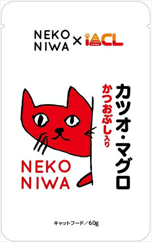 イトウアンドカンパニーリミテッドNEKONIWA 猫パウチ カツオ・マグロ かつおぶし入り 60g P-4906295074848