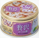 いなばペットフード【ペット用品】CIAO 贅沢 かつお節 まぐろ・とりささみ 80g P-4901133062520【A-145】(4)