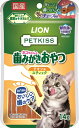 【8/18限定★抽選で2人に1人最大100%ポイントバック!要エントリー】ライオンペット【ペット用品】PETKISS ネコちゃんの歯みがきおやつ チキン味 スティック 14g P-4903351005914