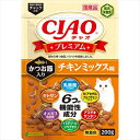 いなばペットフード【ペット用品】CIAO プレミアム かつお節入り チキンミックス味 200g P-4901133501814【P-433】