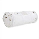 猫壱【ペット用品】キャットトンネル ホワイト P-4580471868904【DC-0331-WH】