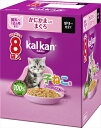 マースジャパンリミテッド【ペット用品】カルカン パウチ 12ヵ月までの子ねこ用 かにかま入りまぐろ 60g×8袋パック P-4902397873440【KP241】(4)