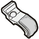 ■運送補償付き安心ネコポス配送対応品☆SHARP/シャープ掃除機用 ブラシカバー(右)2171102634 ネコポス4個まで(2)