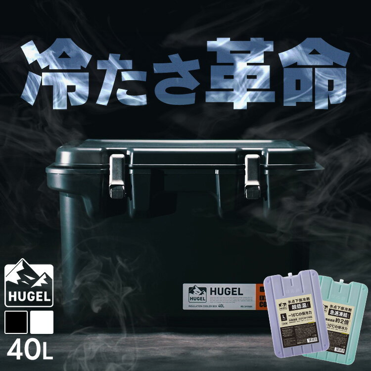 クーラーボックス 保冷 大型 大容量 40L 保冷力 最大 13.3日 ハード 真空断熱 アウトドア レジャー キャンプ 釣り スポーツ ペットボトル バーベキ...