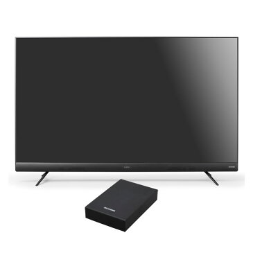 4Kテレビ フロントスピーカー 55型 外付けHDDセット品送料無料 テレビ HDD セット TV 4K フロントスピーカー 55型 外付け ハードディスク アイリスオーヤマ