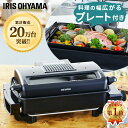 ★ランキング1位獲得★ 魚焼きグリル ロースター プレート アイリスオーヤマ 付 魚焼き グリル 両面焼き 脱煙 ロースト タイマー 網焼き お手入れ簡単 卓上...