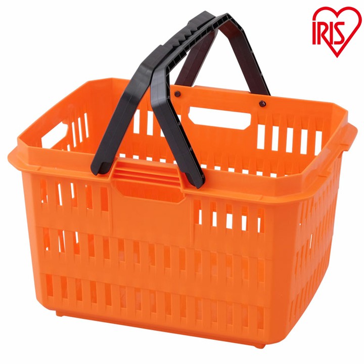 【3個セット】職人の車載ラック専用 ハードプロバスケット HDB-37 オレンジ/ブラック アイリスオーヤマ