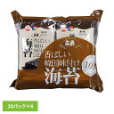 海苔 味付け海苔 韓国 【4個】百歳香ばしい韓国味付け海苔 10P 海苔 韓国 輸入食品 韓国料理 本場の味 味付け海苔 サラダ おかず おつまみ