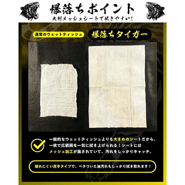 【2個セット】NB爆落ちタイガー 20枚 611170KOYO化成 べとべと油汚れ上等 大きめシ...