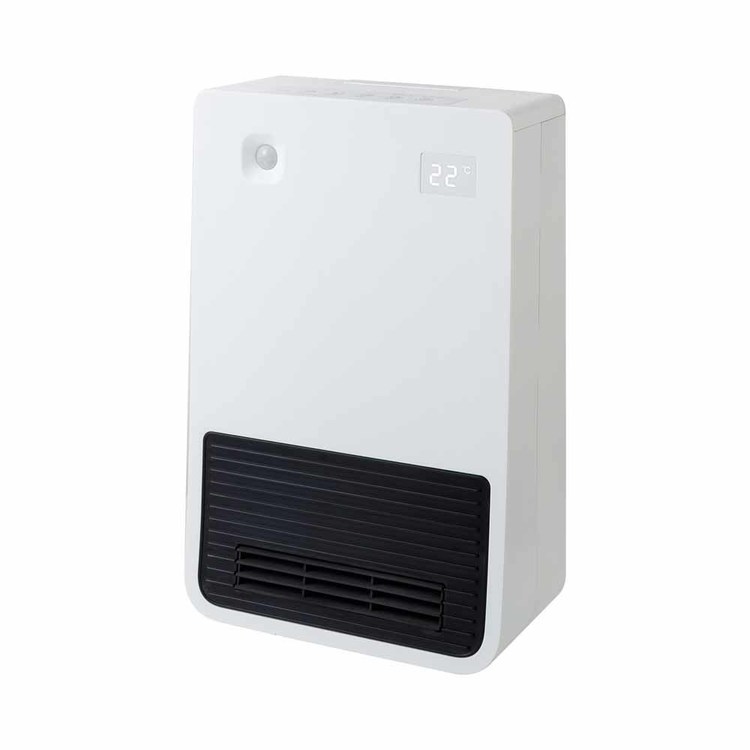 人感セラミックヒーター ホワイト CDCP608WHパワフル セラミック 冬 寒い 部屋 ヒ...