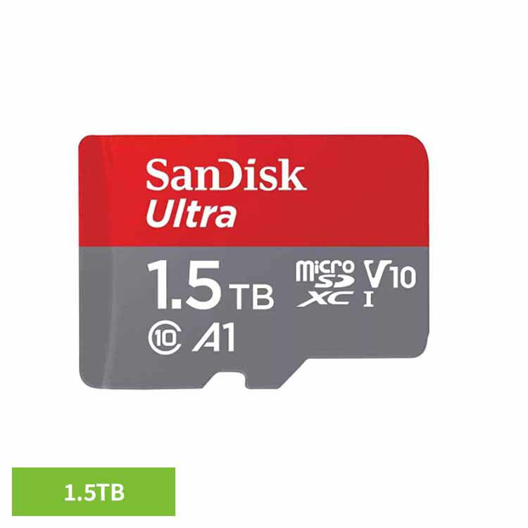 [最大400円OFF★くらしにプラス] SanDisk Ultra microSDXC UHS-Iカード 1.5TB SDSQUAC-1T50-JN3MASDカード 1.5TB sandisk サンディスク コンパクト 大容量 データ保存 高耐久 高画質 サンディスク