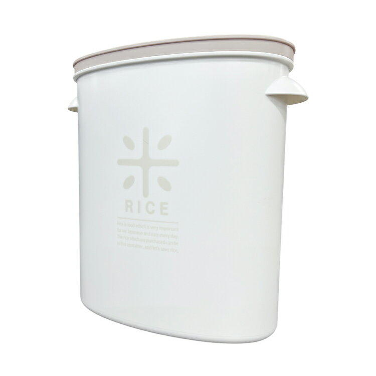 [最大500円OFF★新生活フェア] 米びつ 5kg用 LD-287 LD-288米びつ 米櫃 ライスストッカー 米容器 軽量 保存容器 袋のまま 密閉 軽量カップ付き 5kg リバティーコーポレーション ホワイト/ワームグレー ブラウン/ワームグレー