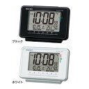 SEIKO〔セイコー〕 電波目覚まし時計 SQ775K・SQ775W・ブラック・ホワイト置き時計 置時計 アラーム 電波 電波時計 とけい トケイ デジタル 目覚まし時計 新生活 スヌーズ機能 温度・湿度計測機能【HD】【TC】