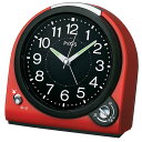 SEIKO〔セイコー〕目覚し時計 NQ705R置き時計 置時計 アラーム とけい トケイ アナログ 目覚まし時計 新生活 スヌーズ機能 ライト付き