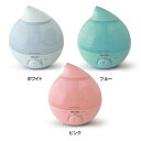 超音波加湿器 2.8L TEKNOS テクノス 超音波加湿器 LEDライト インテリア 銀イオン Ag+ 給水お知らせ アロマ 千住 ホワイト ブルー ピンク【D【B
