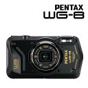 PENTAX WG-8 ブラック(ペンタックス リコー コンパクトデジタルカメラ 防水 防塵 耐衝撃 工事 建設 現場 GPS CALS UVCカメラ)(デジタ...