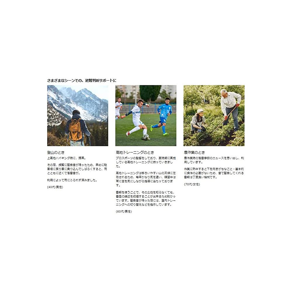 シナノカメラ 雷検知器 雷報(Li-Ho) SCE-001 （代引不可）（ラッピング不可）（デジタルライフ）