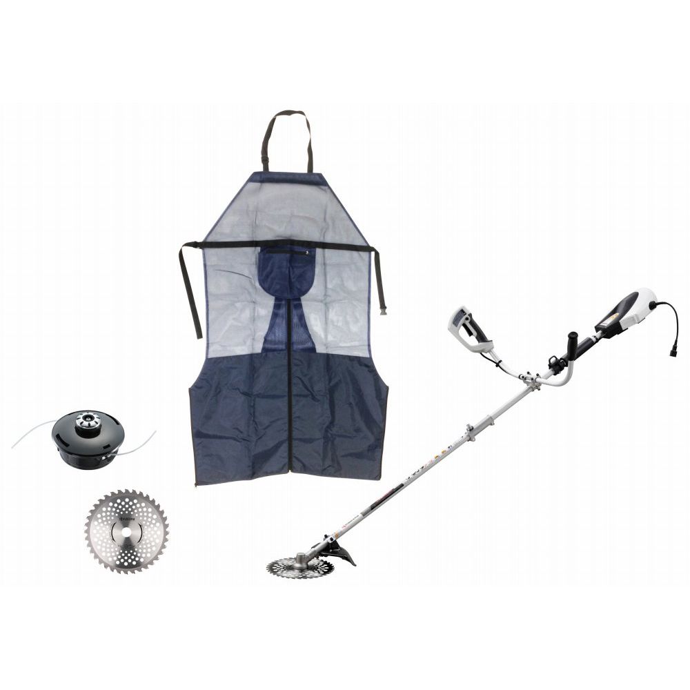 (セット販売)京セラ(リョービ) 電気式刈払機 AKS-6000 + 軽量チップソー + エプロン + ナイロンカッタ(代引き不可)（ラッピング不可）（デジタルライフ）