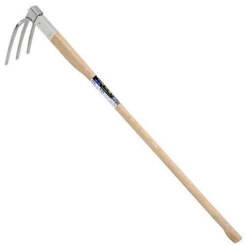 (代引き不可)藤原産業 千吉 金 選べる鍬 ステン三本爪鍬 中 1050MM [園芸道具]（ラッピング不可）