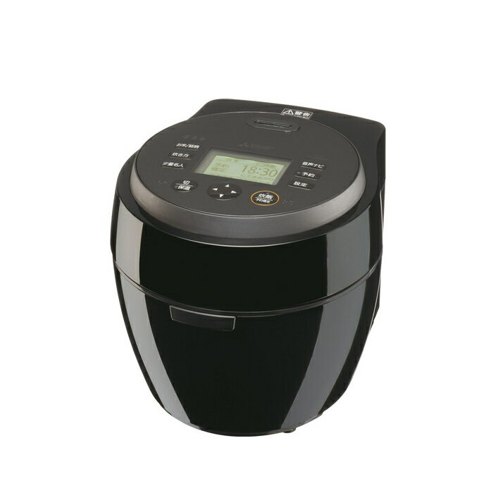 三菱 炊飯器 5.5合炊き 本炭釜 紬 NJ-BWD10-B 黒曜(ブラック) 三菱電機 5合 3〜4人向け 炊飯ジャー ご飯 IH （ラッピング不可）（デジタルライフ）のサムネイル