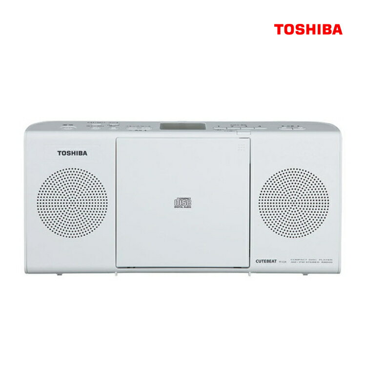 東芝 スリム＆スタイリッシュボディ (TY-C24) TOSHIBA CDラジオ ・FM/AM ラジオ ・ワイドFM対応 ・CD再生 ・イヤホン端子 ・外部入力端子 ・スリープ ＜機能特長＞ ・FMワイドバンド対応 ラジオAM・FM2バンドを受信。AM放送が入りにくいところや災害時にFM周波数を用いたAM番組も聞くことができる「ワイドFM」対応 ※「ワイドFM」とは、AMラジオ放送の対象地域において、放送区域内の災害対策や難聴対策のためにFMの周波数を利用して、補完的にAM番組を放送する「FM補完放送」の呼称です。 ・奥行65mmのスリムボディ奥行わずか6.5cm！キッチンでもリビングでも、置く場所を選びません。 ・便利なCD再生リピート再生、プログラム再生、ランダム再生がボタンひとつで可能です。 ・使える外部入力端子外部機器を接続し、本体のスピーカーで音楽を楽しめます。 ・お好みボタンでラジオ選局もかんたん！ボタン一押しで簡単登録。ラジオ選局が簡単にできます(AM/FM各4局)。 ・便利なスリープタイマー付最大120分まで設定「スリープ」機能。設定した時間になると、自動的に電源が切れます。 ＜仕様＞ CDプレ｜ヤ｜部 チャンネル数 2チャンネルステレオ リピート再生 1曲/全曲 プログラム再生 20曲 ランダム再生 ● 再生可能ディスク CD、CD-R/RW※2 ラジオ部 受信周波数※1 AM：531kHz～1,710kHz FM：76MHz～108MHz デジタルシンセチューナー ● プリセット選局 AM4/FM4 サーチ選局 ● 共通部 スピーカー(cm) ※1 8×2 入力/出力端子 ヘッドホン端子：3.5mmステレオミニジャック 外部入力(LINE-IN)：3.5mmステレオミニジャック 実用最大出力 ※1 1W+1W 電源※1 AC100V、50-60Hz DC9V、単2形乾電池×6本(別売) 電池持続時間※1 東芝アルカリ乾電池使用時 CD再生時：約15時間 ラジオ受信時：約40時間 消費電力 ※1 11W 最大外形寸法(mm)※1 318(幅)×152(高さ)×65(奥行) 質量※1 約1.2(乾電池含まず) 付属品 電源コード、取扱説明書(保証書付) ※仕様及び外観は改良のため予告なく変更される場合があります。 ※1:(社)電子情報技術産業協会の定める「JEITA規格」による測定値です。 ※2:CD-DAフォーマットで記録されたディスク