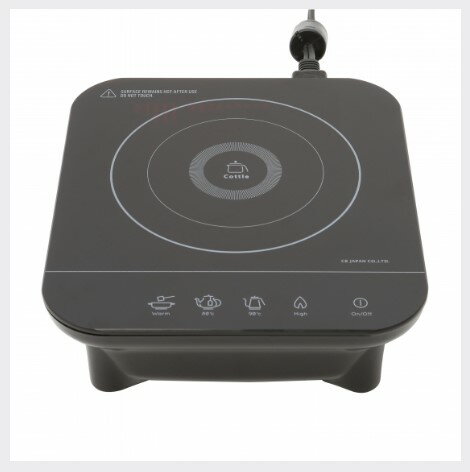 シービージャパン IH クッキングヒーター コトル ブラック 500W 卓上 鍋 ケトル comtool CB JAPAN 重量 約700g 沸かす・煮る・炒める・茹でるがコレ1つで コンパクトサイズ 省スペース チーズフォンデュ リゾット インスタントラーメン （快適家電デジタルライフ）